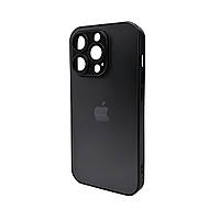 Чохол для смартфона AG Glass Matt Frame Color Logo for Apple iPhone 14 Pro Graphite Black