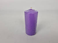 Цветная Цилиндр парафиновая свеча (50/100) ФИОЛЕТОВАЯ свеча декоративная столовая цилиндрическая