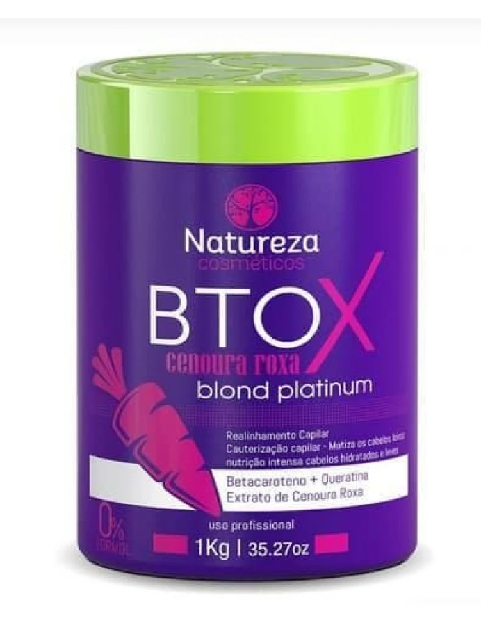 Ботекс для волосся Natureza Btox Cenoura Roxa Blond Platinum