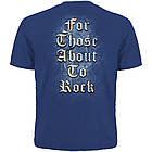 Футболка AC/DC "For Those About To Rock" (синя футболка), Розмір L, фото 2