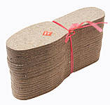 Устілки для взуття повстяні 42 розмір (довжина 26 см), фото 5