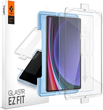 Захисне скло Spigen для Galaxy Tab S9 Ultra (14.6") - EZ FIT GLAS.tR (1 шт), Clear (AGL06998)