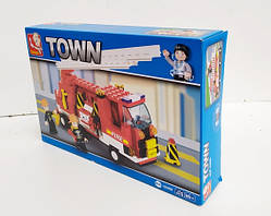 Конструктор блочний арт. 3000 Sluban Пожежна машина, 175 деталей