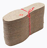 Устілки для взуття повстяні 44 розмір (довжина 27 см), фото 5