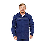 Куртка робоча ЛІДЕР темно-синя сумішова, фото 10