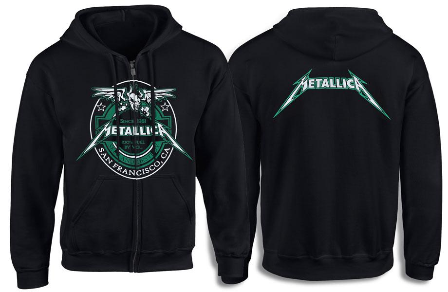 Толстовка на змійці METALLICA Seek And Destroy