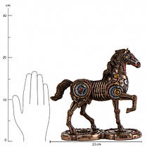 Статуетка Механічний Кінь Veronese Італія., 23.5*23*11.5см, полістоун (77248A4), фото 2