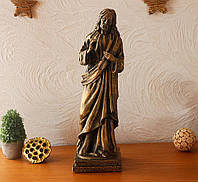 Статуэтка Иисуса из полистоуна бронзового цвета 41 см