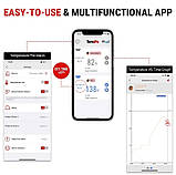 Термометр кулінарний для м'яса, духовки ThermoPro TP-902 з Bluetooth 5.0 (100 м) на 2 щупи, фото 2