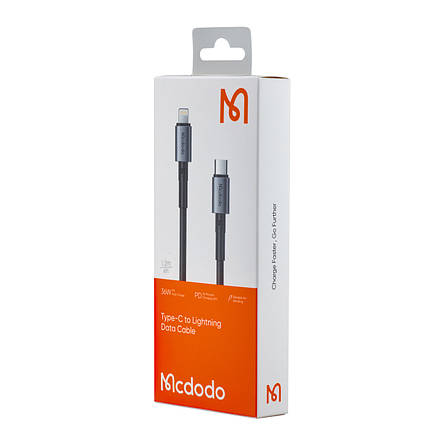 Кабель McDodo Prism Series 36W Type-C to Lightning Data Cable 1.2m CA-2850 Black, фото 2