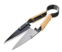 Ножиці з дерев'яними ручками для стриження овець, коз (33 см)