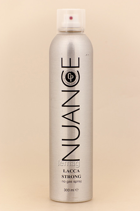 NUANCE Лак сильної фіксації без газу з захисною формулою кольору CP Hair spray no gass Strong , 300 мл