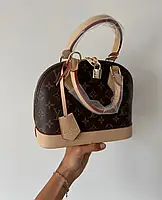 LV Alma Brown / Beige 25x20x12 женские сумочки и клатчи высокое качество