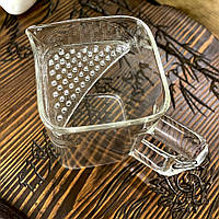 Скляна гундаобей, чаша справедливості зі скла з ситом