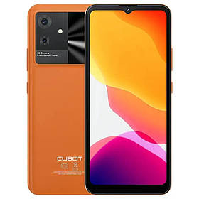 Смартфон CUBOT NOTE 21 Orange 6/128GB 4G 5200mAh камера 50МП + чехол + стекло