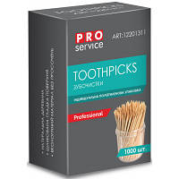 Зубочистки PRO service деревянные в индивидуальной упаковке 1000 шт. (4820143702328)