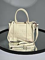 Женская сумка Marc Jacobs The Tote Bag Mini Cream Эко кожа