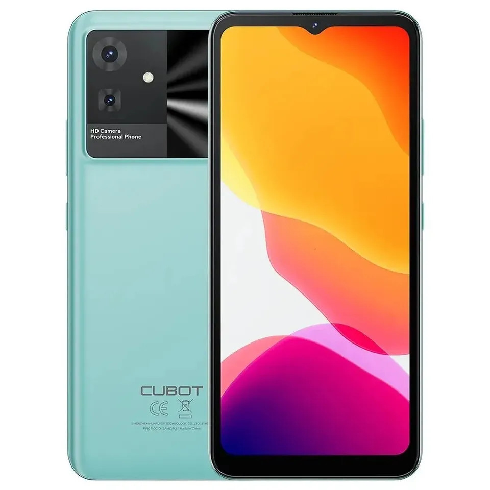 Смартфон CUBOT NOTE 21 Green 6/128GB 4G 5200mAh камера 50МП + чехол + стекло