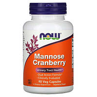 Now Foods, Mannose Cranberry (90 капс.), клюква с маннозой