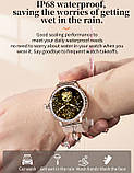 Годинник смарт жіночий наручний сенсорний Smart Brilliant Silver багатофункціональний металевий для жінок MS, фото 9