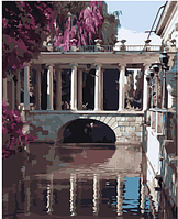 Картина Рисование по номерам Городской пейзаж Набор для росписи Мостик через воду 30x40 Strateg SS-6601