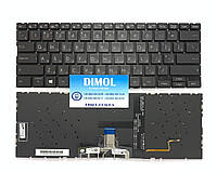 Оригинальная клавиатура для ноутбука Asus Zenbook Flip 14 UX463 series, rus, black, подсветка