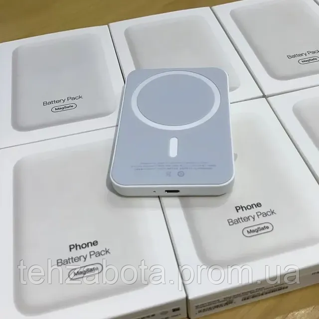 Бездротовий магнітний Powerbank (Повербанк) Apple MagSafe Battery Pack для iPhone (Айфона) 5000mA, А2384