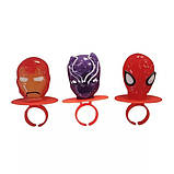 Льодяники Marvel Halloween Lollipop Rings 192 g, фото 5