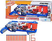Бластер Nerf Трансформеры Оптимус Праймал Nerf Transformers Optimus Primal Dart Blaster F9715