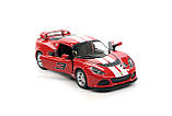 Машинка KINSMART металева KT5361WF Lotus Exige S 2012 with printing, фото 8