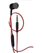 Вакуумні дротяні навушники вкладиші з мікрофоном DeepBass G380 Червоні, фото 2