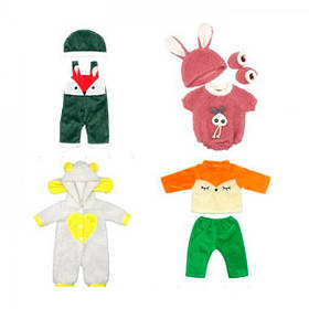 Вбрання для ляльки GC18-80-81-82-83   4 види,  25-33-1,5 см.