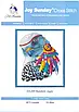 Набір для вишивання за нанесеною на канву схемою "Rainbow eagle ". AIDA 14CT printed , 34*40 см, фото 3