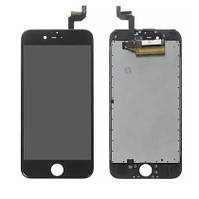 Дисплей iPhone 6s с сенсором, черный, Original (переклеенное стекло)