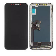Дисплей iPhone X с сенсором, черный, Tianma