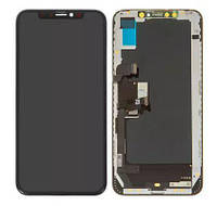 Дисплей iPhone XS Max с сенсором, черный, OLED, OEM soft