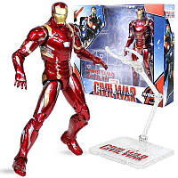 Фігурка Marvel Залізна Людина Марк 46 з тримачем, Месники, 18 см — Iron Man Mark 46, Avengers