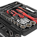Набір інструментів професійний 1/2" & 1/4" 72 од., Cr-V INTERTOOL ET-6073   Luxprice, фото 7