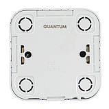 Розетка накладна Quantum одинарна біла, 1шт/уп, фото 2