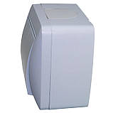 Вимикач накладний Quantum двоклавішний бризкозахищений білий, 1шт/уп, фото 4