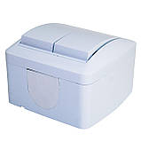 Вимикач накладний Quantum двоклавішний бризкозахищений білий, 1шт/уп, фото 3