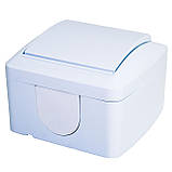 Вимикач накладний Quantum одноклавішний бризкозахищений білий, 1шт/уп, фото 2