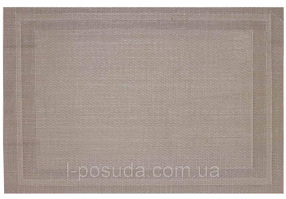 Серветка сервірувальна  Casual прямокутна, колір - бежевий 30*45см (4 штуки), фото 1