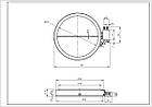 Конфорка для склокерамічної поверхні Indesit 1800W C00139036, фото 2