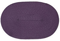 Салфетка сервировочная Casual овальная, цвет - фиолетовая 44*30см (4 штуки)