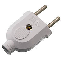 Вилка пряма Quantum пласка біла