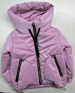 Куртка демісезонна для дівчинки модель "31" рожева 122