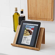 Багатофункціональна підставка для планшета/книги IKEA VIVALLA 26*17 см бежева 104.014.84, фото 6