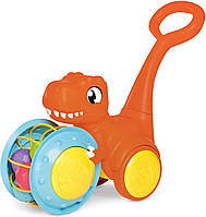 Игрушка каталка "Динозавр с шариками" Tomy Toomies Jurrassic World Pic & Push T. Rex, 40 см