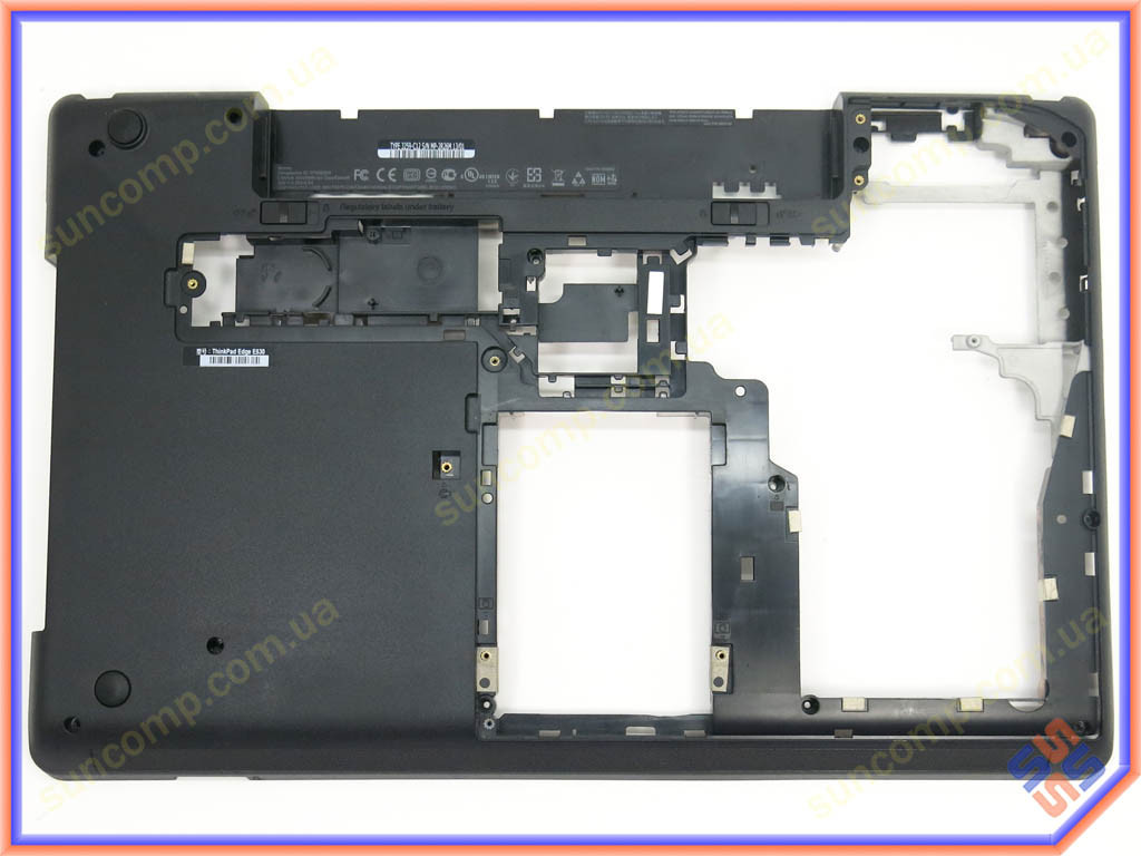 Низ, дно, поддон для Lenovo ThinkPad E530, E535, E530C (Нижняя крышка (корыто) + Крепление петель). (04W4110 - фото 3 - id-p1985101822